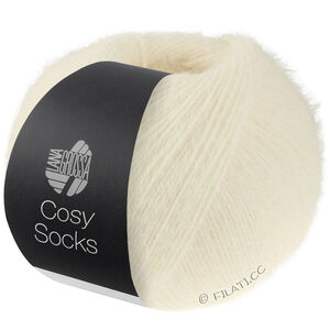 Lana Grossa MEILENWEIT 100g Cosy Socks | 10-blanc