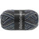 Lana Grossa MEILENWEIT 100g Black Denim Mix | 4658-noir/écru/gris bleu/taupe/pétrole foncé/anthracite