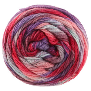Lana Grossa MEILENWEIT 100g Fontana | 5454-fuchsia/menthe/brun gris/bleu pourpre/rose/mauve