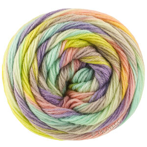 Lana Grossa MEILENWEIT 100g Fontana | 5455-turquoise menthe/pourpre/rose/gris/limette/olive clair/vert tendre