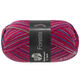 Lana Grossa MEILENWEIT 100g Foresta | 5326-rouge foncé/gris foncé/gris clair/bleu foncé/chameau/prune/pourpre