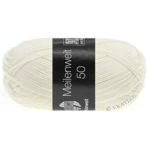 Lana Grossa MEILENWEIT 50g | 1101-blanc