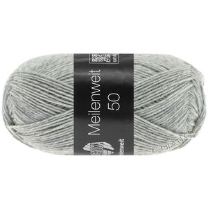 Lana Grossa MEILENWEIT 50g | 1346-gris clair chiné