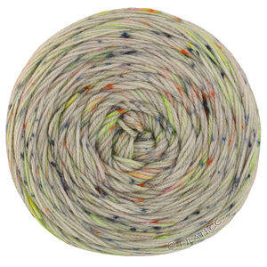 Lana Grossa MEILENWEIT 100g Merino Hand-dyed | 32-gris clair/vert jaune/rose vif/pétrole foncé/vert noir