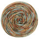 Lana Grossa MEILENWEIT 100g Merino Hand-dyed | 35-brun rouille/turquoise clair/gris vert/ocre/beige
