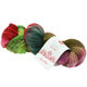Lana Grossa MEILENWEIT 100g Merino Hand-dyed | 307-vert/rouge foncé/vert noir/brun/violet rouge