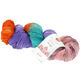 Lana Grossa MEILENWEIT 100g Merino Hand-dyed | 309-orange/violet bleu/menthe/vert jaune/rose/rose vif/bleu clair