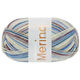 Lana Grossa MEILENWEIT 100g Merino Extrafine Denim Mix | 2605-écru/gris clair/gris moyen/gris foncé/bleu comme violettes/bleu foncé