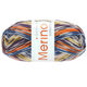 Lana Grossa MEILENWEIT 100g Merino Extrafine Meran | 2585-blanc/anthracite/jaune doré/pêche/pétrole/orange/brun foncé