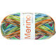 Lana Grossa MEILENWEIT 100g Merino Extrafine Meran | 2588-blanc/anthracite/orange/limette/turquoise/vert/rose vif