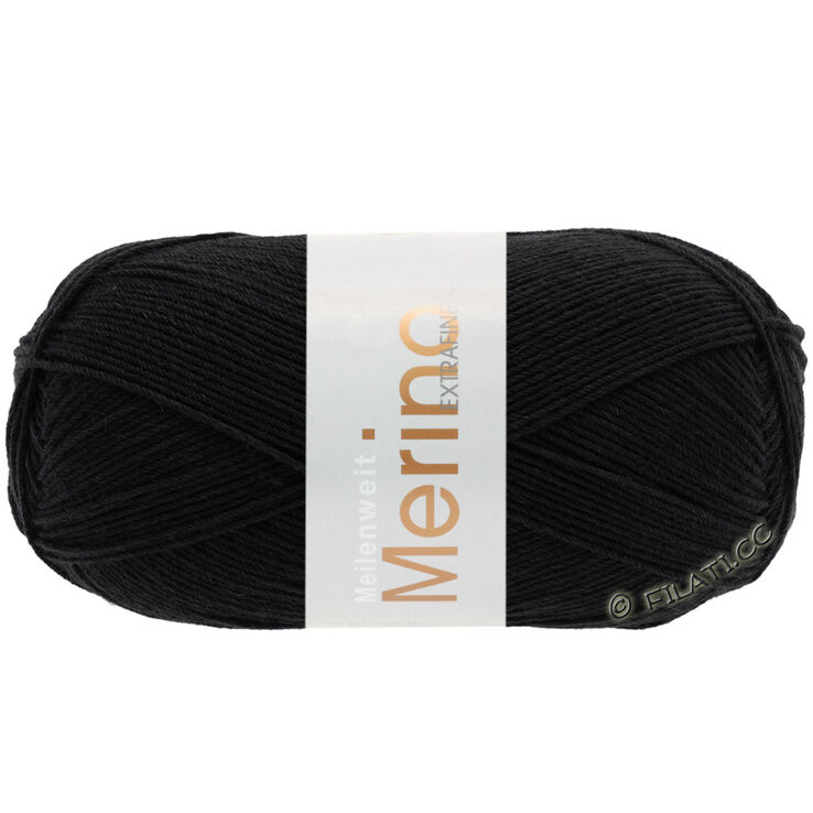 Lana Grossa MEILENWEIT 100g Merino Extrafine | 2402-noir