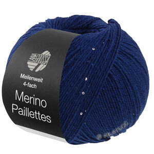 Lana Grossa MEILENWEIT 100g Merino Paillettes | 2304-bleu foncé