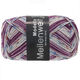Lana Grossa MEILENWEIT 100g Modello | 4378-grège/ocre/bleu comme violettes/violette antique/aubergine