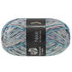 Lana Grossa MEILENWEIT 100g Neve | 4432-gris foncé/gris clair/bleu gris/turquoise/bleu turquoise