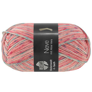Lana Grossa MEILENWEIT 100g Neve | 4436-carnation/rose vif/bleu gris/rosé/gris clair/turquoise menthe