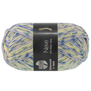Lana Grossa MEILENWEIT 100g Neve | 4438-vanille/jean/bleu cobalt/lilas/bleu gris