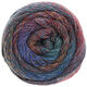 Lana Grossa MEILENWEIT 150g Rainbow | 105-rouge foncé/kaki/bleu/taupe/pétrole foncé