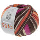 Lana Grossa MEILENWEIT 100g Seta Hokkaido | 3581-rouille/brun foncé/nature/orange/anthracite/fuchsia/gris foncé