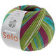 Lana Grossa MEILENWEIT 100g Seta Hokkaido | 3587-pomme verte/émeraude/bleu turquoise/violet rouge/blanc/bourgogne