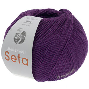 Lana Grossa MEILENWEIT 100g Seta | 43-violet foncé