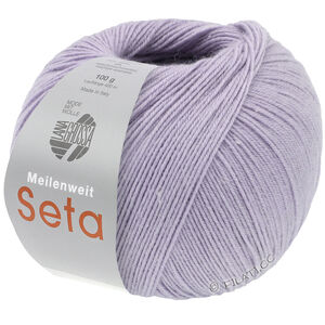 Lana Grossa MEILENWEIT 100g Seta | 53-pourpre pâle
