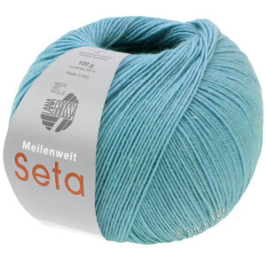 Lana Grossa MEILENWEIT 100g Seta | 55-bleu ciel