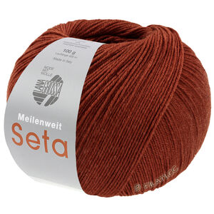 Lana Grossa MEILENWEIT 100g Seta | 60-brun de cannelle