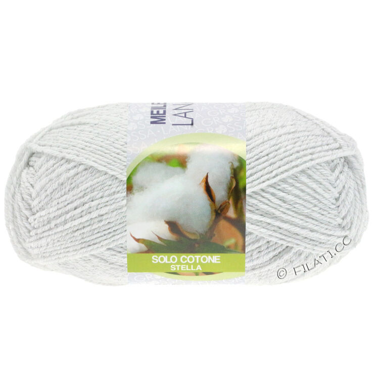 Lana Grossa MEILENWEIT 50g Solo Cotone Stella | 3601-blanc