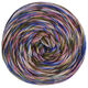 Lana Grossa MEILENWEIT 100g Sooty | 6227-bleu clair/bleu foncé/écru/rose/olive foncé