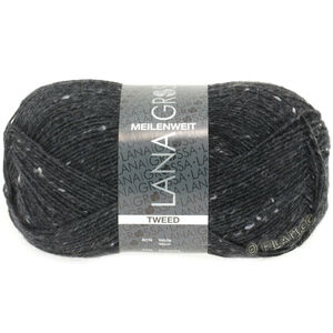Lana Grossa MEILENWEIT 100g Tweed | 107-anthracite