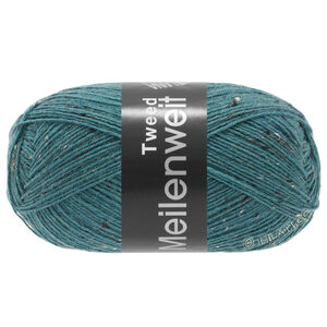 Lana Grossa MEILENWEIT 100g Tweed | 159-pétrole