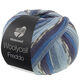 Lana Grossa MEILENWEIT 100g Woolycell Freddo | 6041-bleu clair/bleu pastel/bleu gris/bleu/marine/gris foncé/gris argent