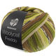 Lana Grossa MEILENWEIT 100g Woolycell Freddo | 6043-brun gris/vert mousse/pomme verte/gris vert/pistache/gris foncé/gris clair