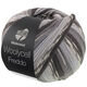 Lana Grossa MEILENWEIT 100g Woolycell Freddo | 6045-gris clair/gris pierre/gris souris/gris foncé/anthracite/gris argent