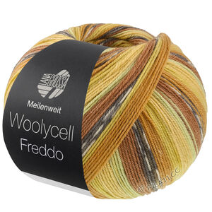 Lana Grossa MEILENWEIT 100g Woolycell Freddo | 6048-nougat/ocre/moutarde/Jaune désert/kiwi/gris foncé/gris clair