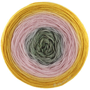 Lana Grossa MERINO LACE AQUARELL | 02-curry/vieux rose/gris vert