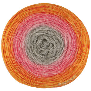 Lana Grossa MERINO LACE AQUARELL | 13-beige gris/saumon/bruyère/orange