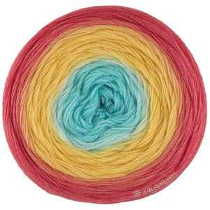 Lana Grossa MERINO LACE AQUARELL | 15-rouge saumon/orange saumon/jaune/turquoise