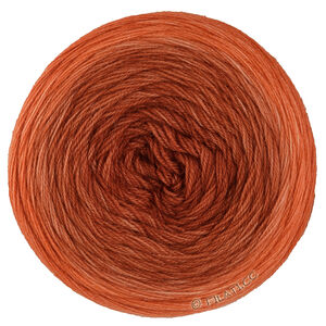 Lana Grossa MERINO LACE AQUARELL | 407-terre cuite/rouille/citrouille orange