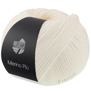 Lana Grossa MERINO PIÙ | 24-blanc