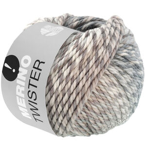 Lana Grossa MERINO TWISTER | 02-gris argent/gris clair/gris foncé