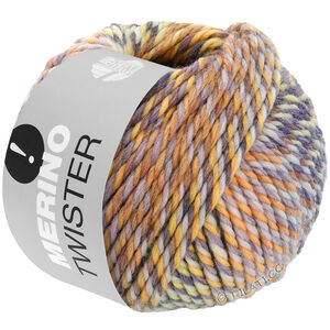 Lana Grossa MERINO TWISTER | 04-bleu tendre/pourpre/orange/jaune/pourpre tendre