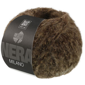 Lana Grossa MILANO (Nera) | 10-brun foncé chiné