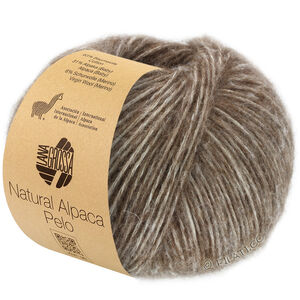 Lana Grossa NATURAL ALPACA Pelo | 008-brun foncé chiné