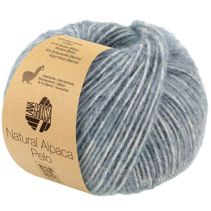 Lana Grossa NATURAL ALPACA Pelo | 017-bleu gris chiné