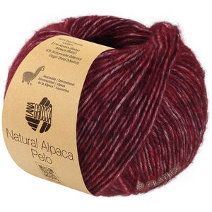 Lana Grossa NATURAL ALPACA Pelo | 030-bourgogne chiné