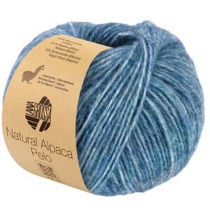 Lana Grossa NATURAL ALPACA Pelo | 035-pétrole foncé chiné