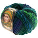 Lana Grossa OLYMPIA Classic | 025-vert bouteille/turquoise/violet/vert clair