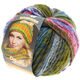 Lana Grossa OLYMPIA Classic | 050-violet/rose vif/rose/bleu/olive foncé/vert noir/vert clair
