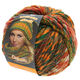 Lana Grossa OLYMPIA Classic | 059-orange/jaune/rouge vin/vert bouteille